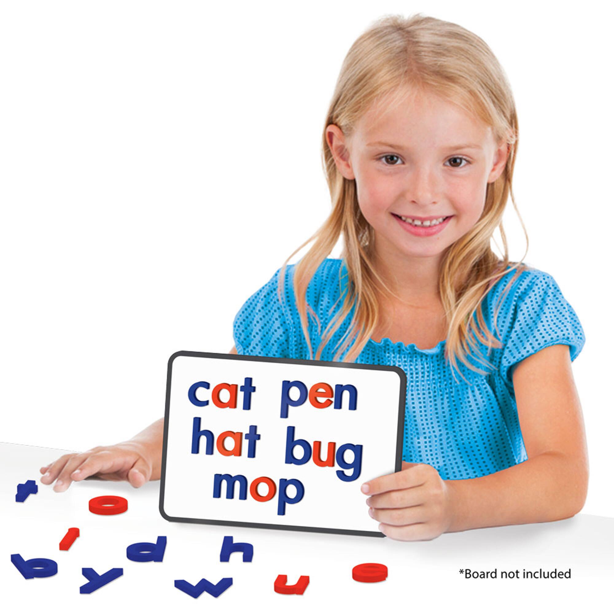 Junior Learning® Magnetic Rainbow Letters, 3 Packs of 62